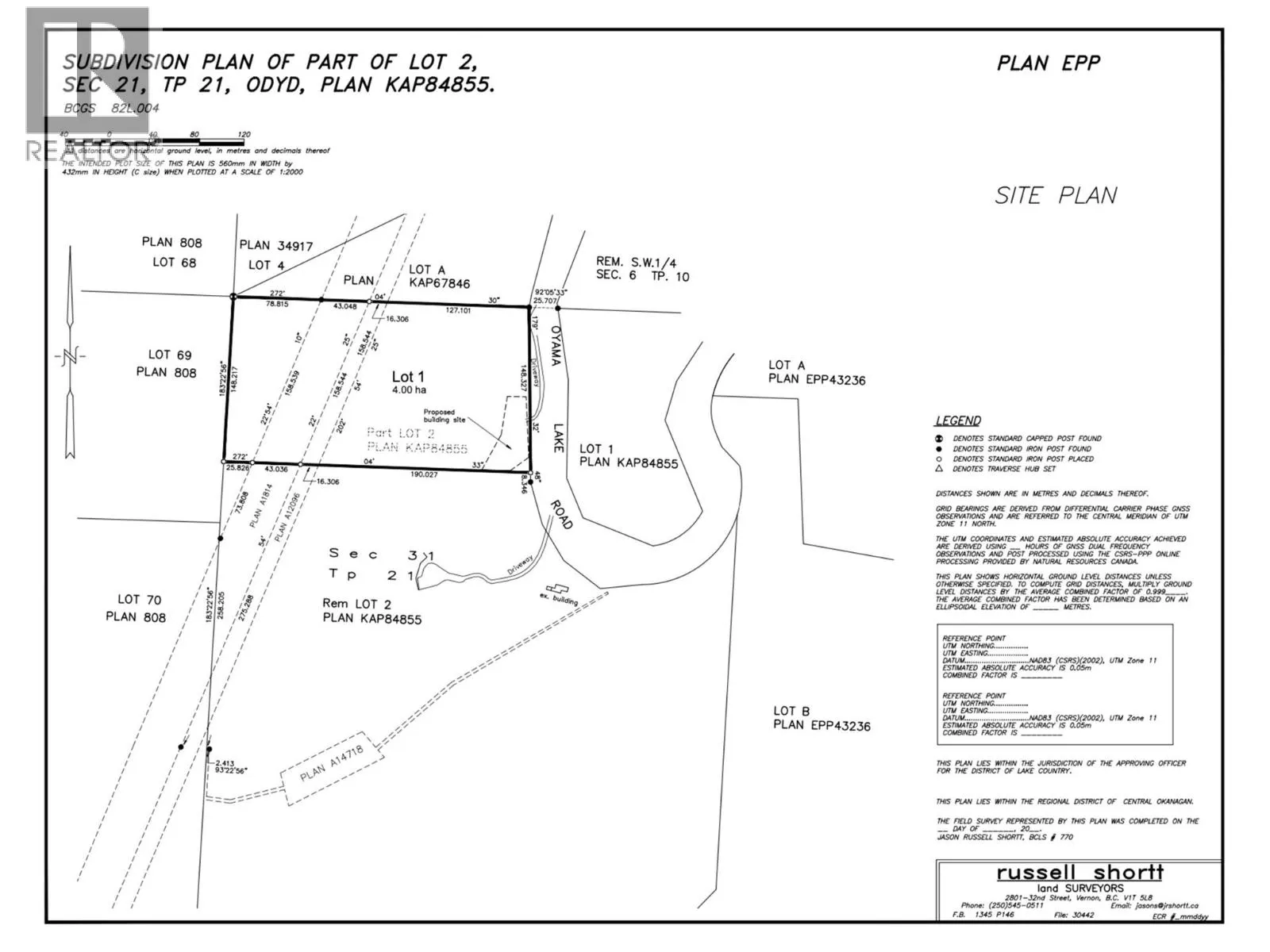 5617 Oyama Lake Road Lot# Prop Lot 2