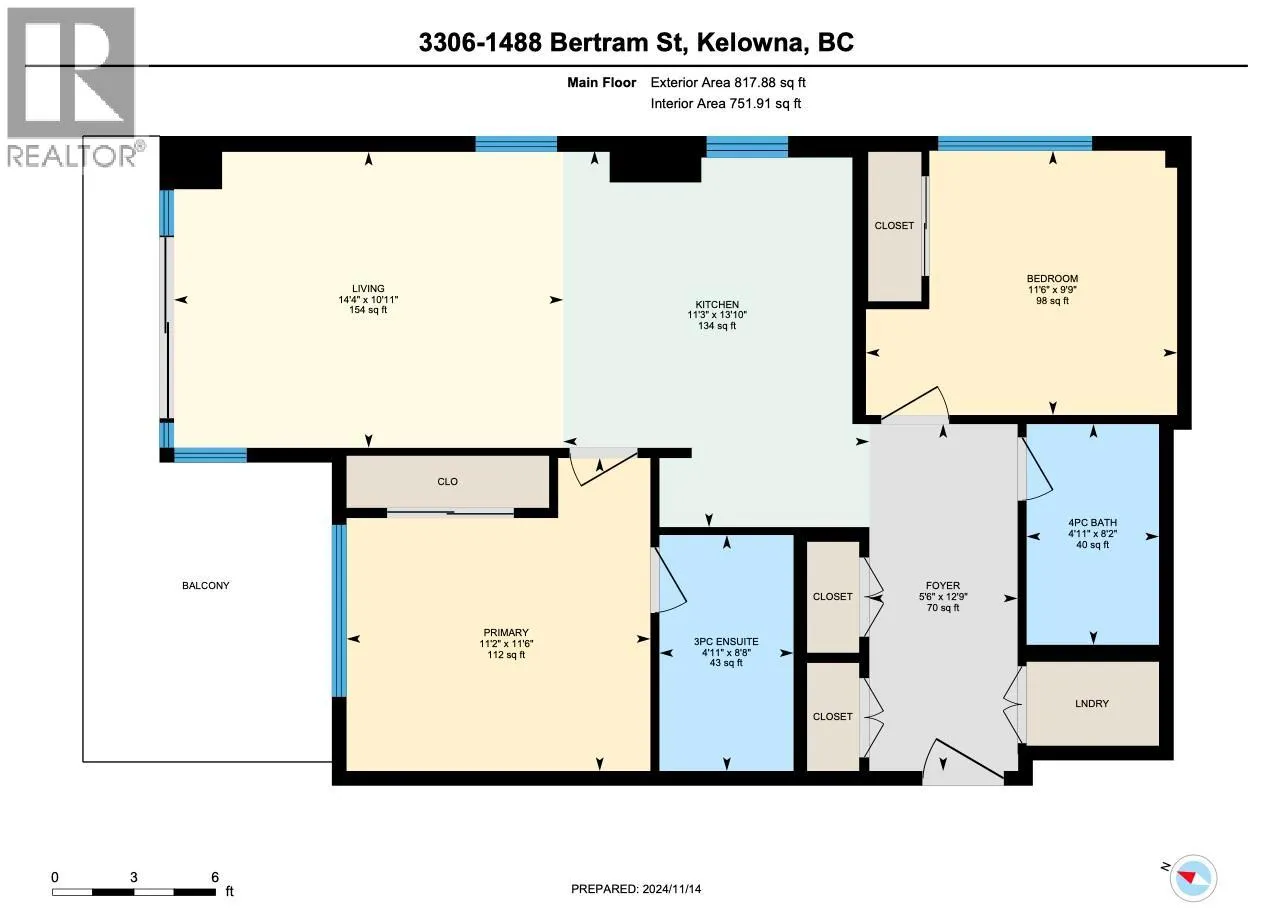 1488 Bertram Street Unit# 3306