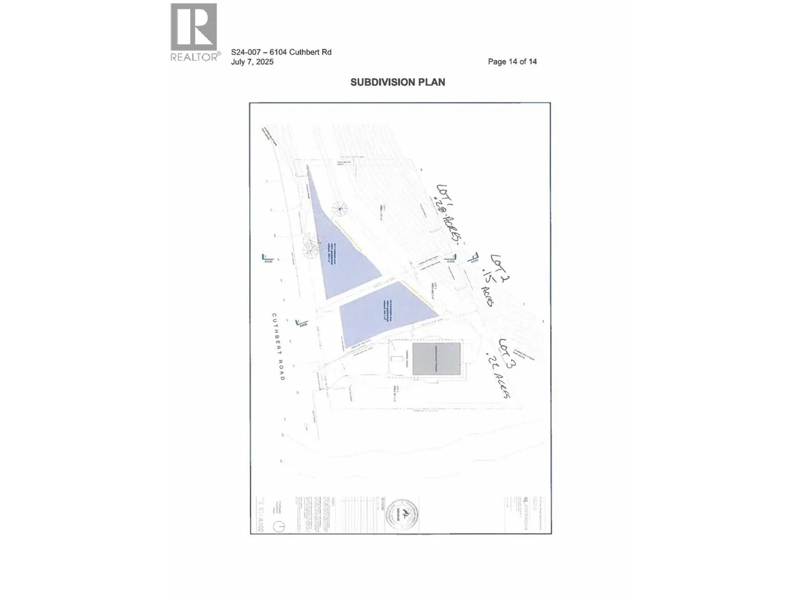 Cuthbert Road Lot# Lot 1