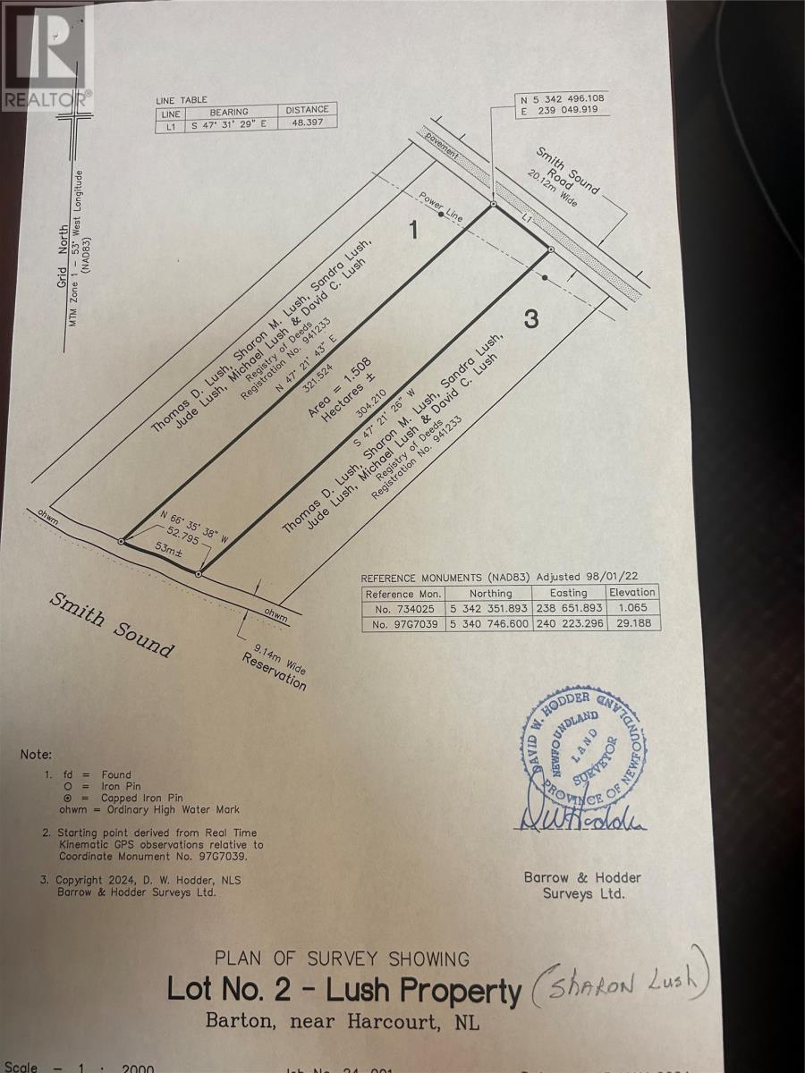 Lot #2, Route 232 Smith Sound Road
