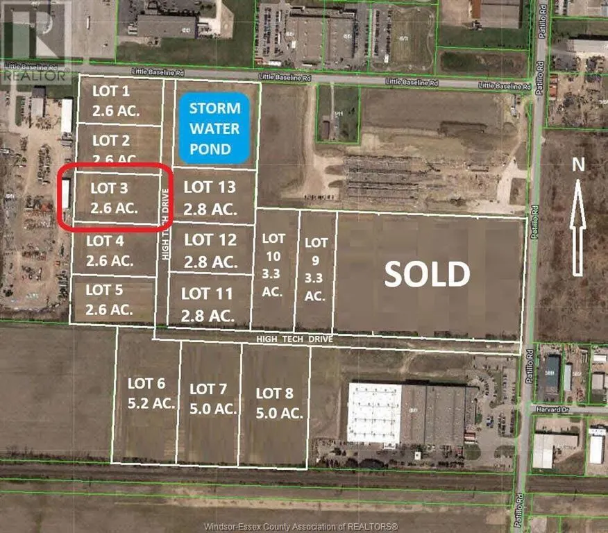 LOT 3 HIGH TECH DRIVE
