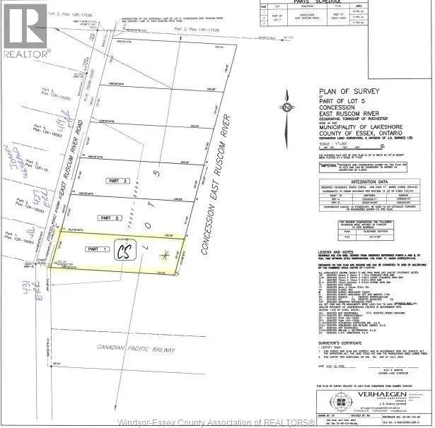 V/L EAST RUSCOM RIVER SOUTHERN LOT Unit# NORTH