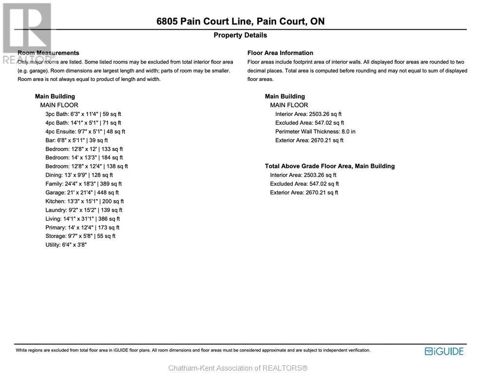 6805 PAIN COURT LINE
