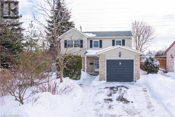 3 ROLLING MEADOWS Drive, Kitchener