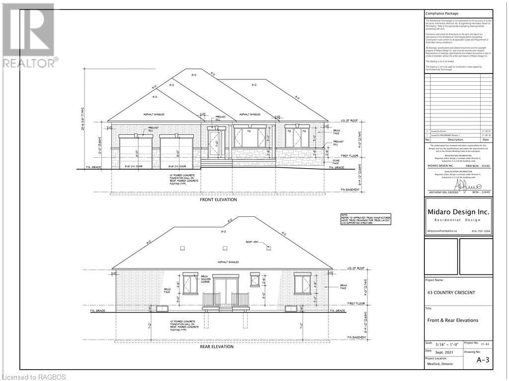 43 COUNTRY Crescent, Meaford (Municipality)