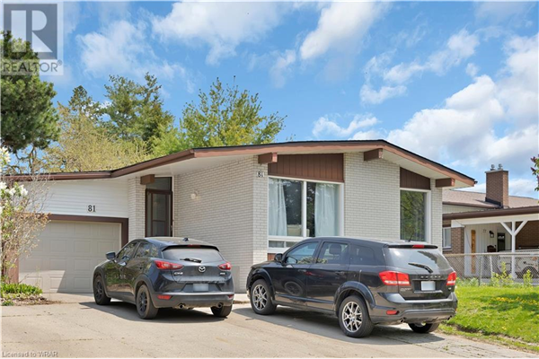 81 SECORD Avenue, Kitchener