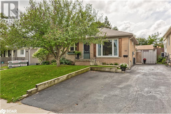 16 DAVIDSON Street, Barrie
