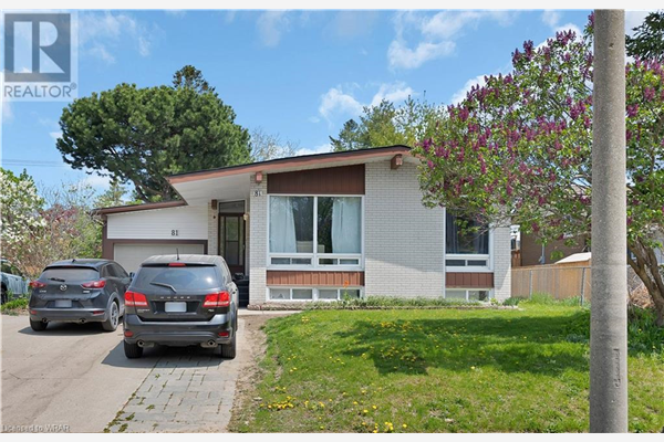 81 SECORD Avenue, Kitchener