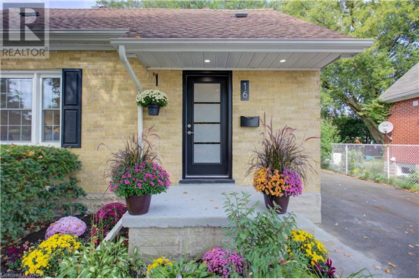 16 SHERWOOD Avenue, Kitchener