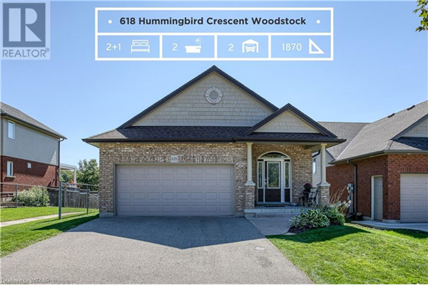 618 HUMMINGBIRD Crescent, Woodstock