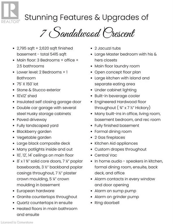 7 SANDALWOOD Crescent