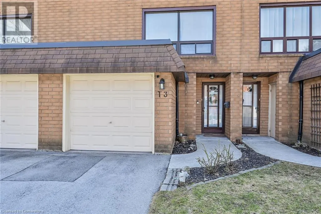 444 STONE CHURCH Street W Unit# T3, #T3