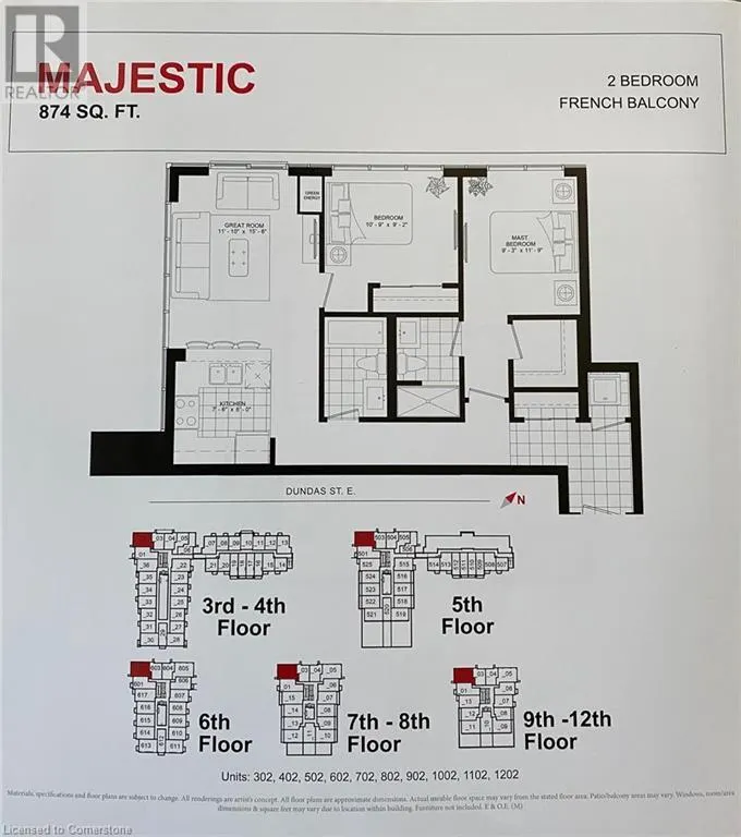 450 DUNDAS Street E Unit# 902, #902