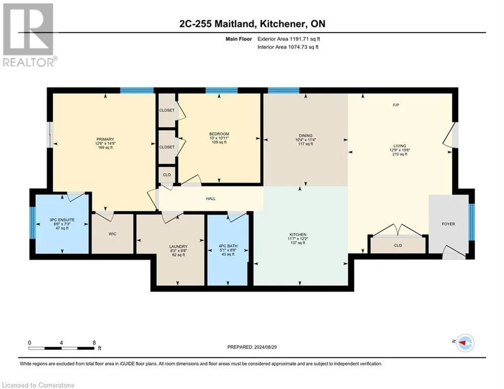 255 MAITLAND Street Unit# 2C, #2C