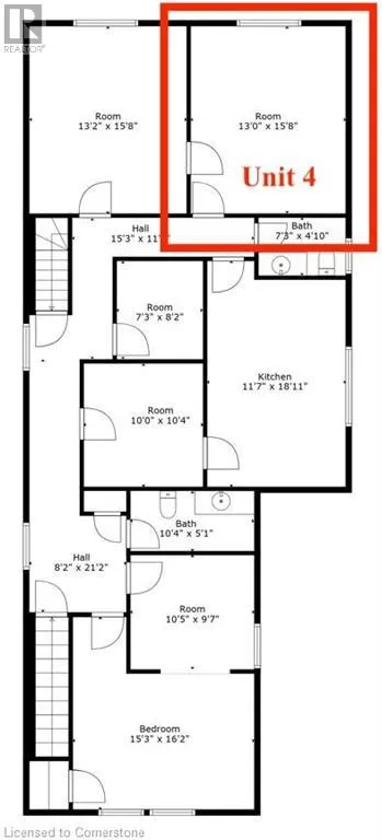 923 BRANT Street Unit# 4, #4