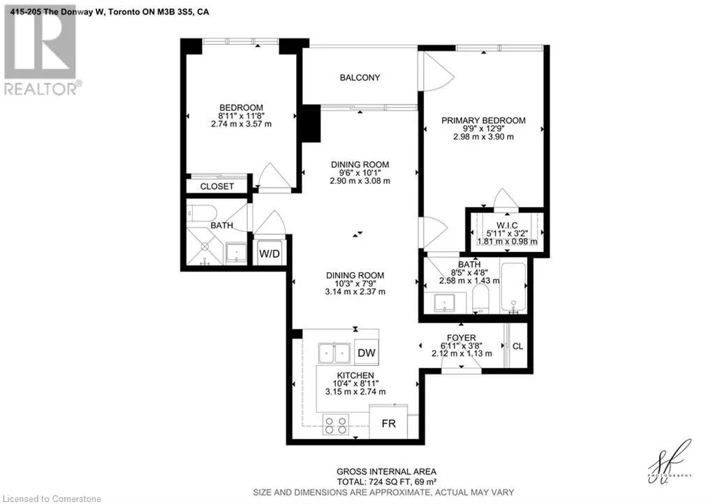 205 THE DONWAY W Unit# 415, #415