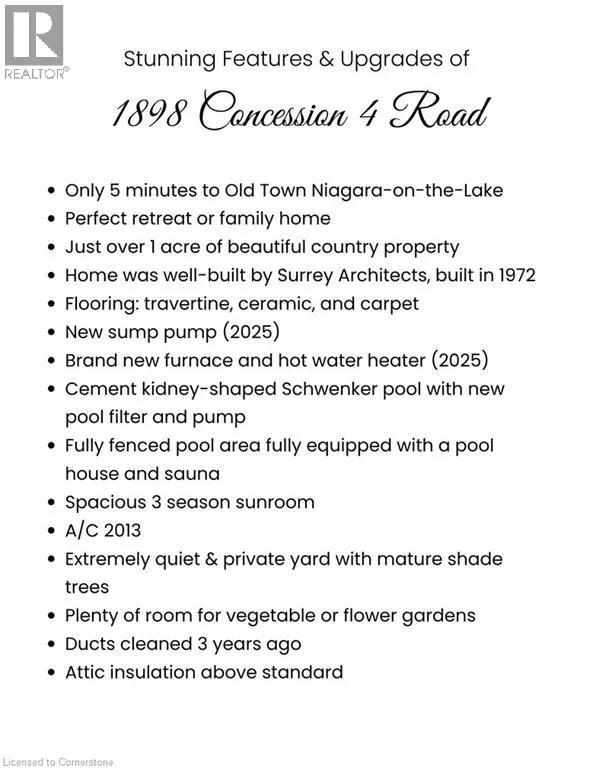 1898 CONCESSION 4 ROAD