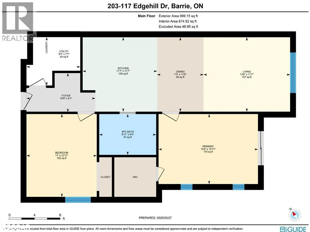 117 EDGEHILL Drive Unit# 203, #203