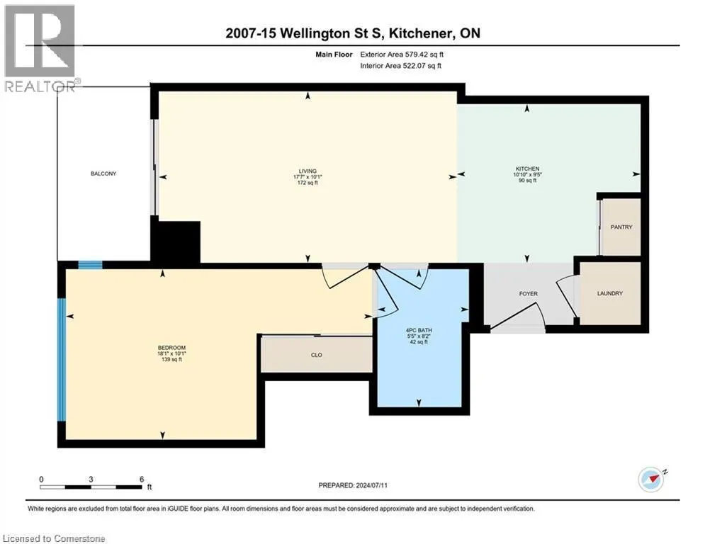 15 WELLINGTON Street S Unit# 2007, #2007