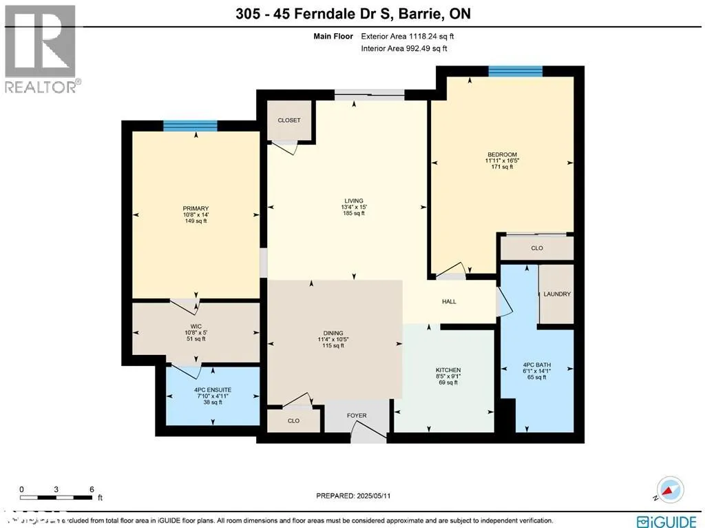 45 FERNDALE Drive S Unit# 305, #305