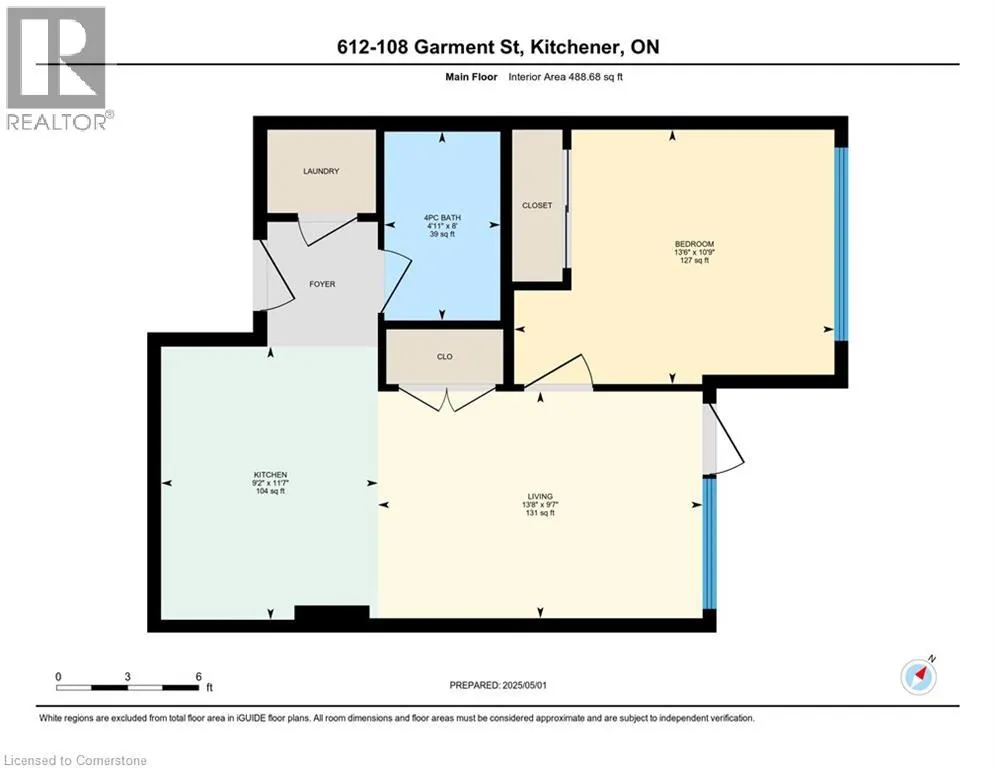 108 GARMENT Street Unit# 612, #612