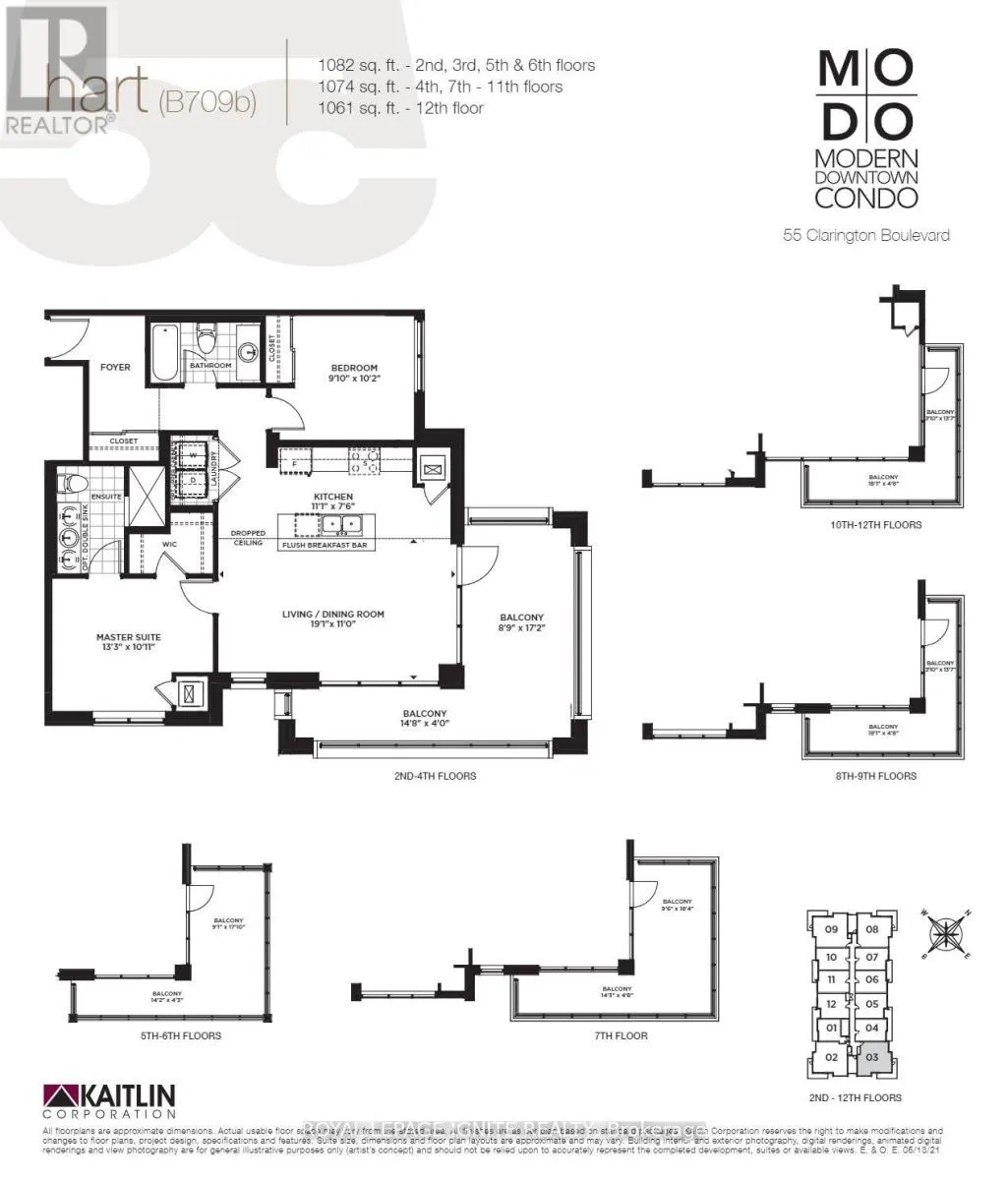 1103 - 55 CLARINGTON BOULEVARD