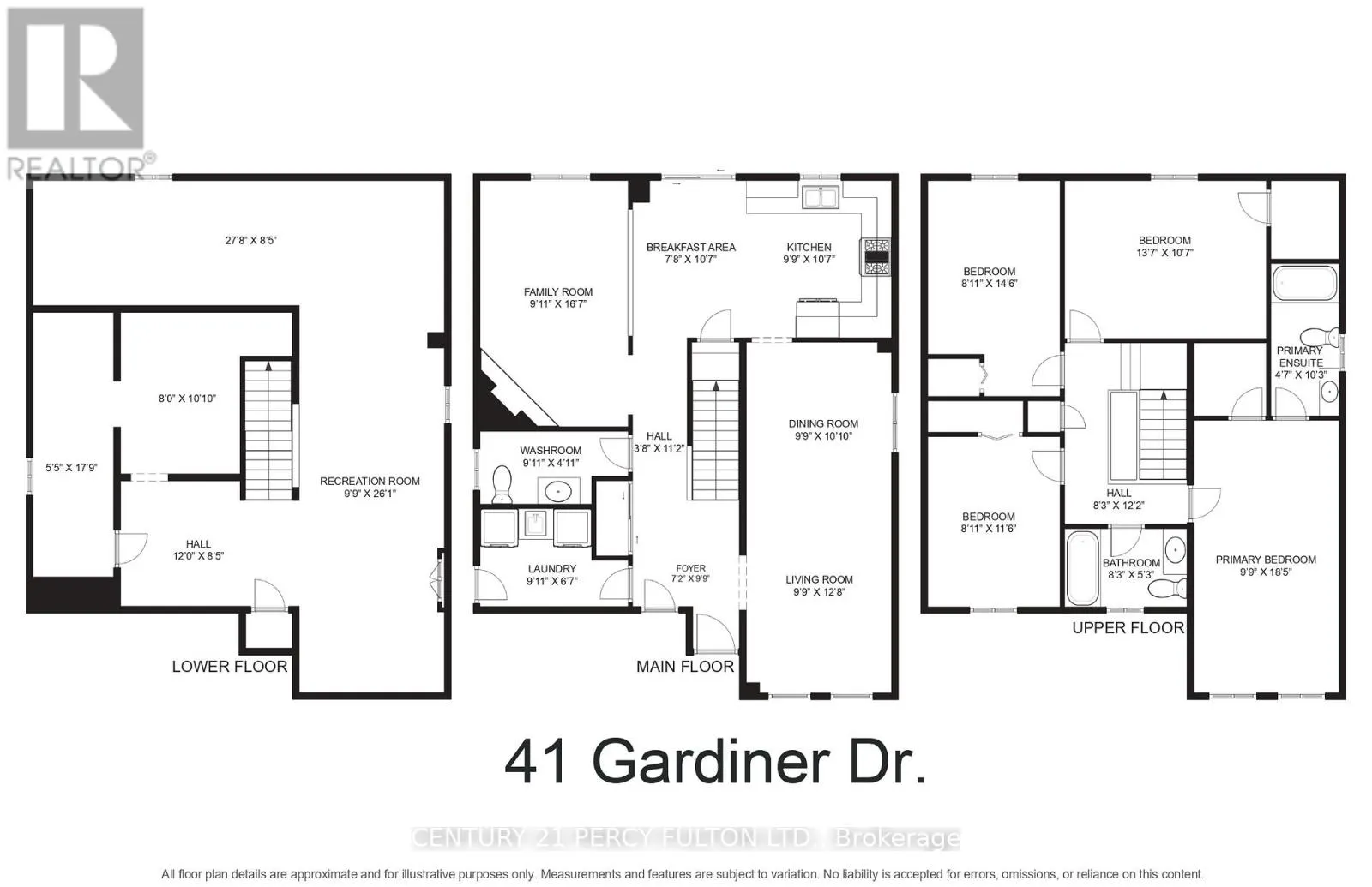 41 GARDINER DRIVE