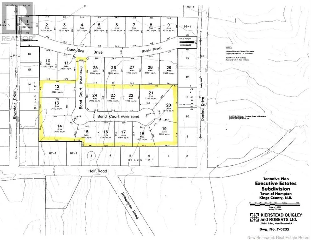 13 lots off Executive Drive