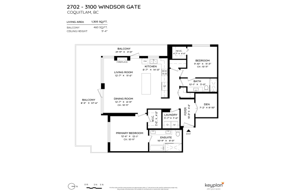 2702 3100 WINDSOR GATE, Coquitlam