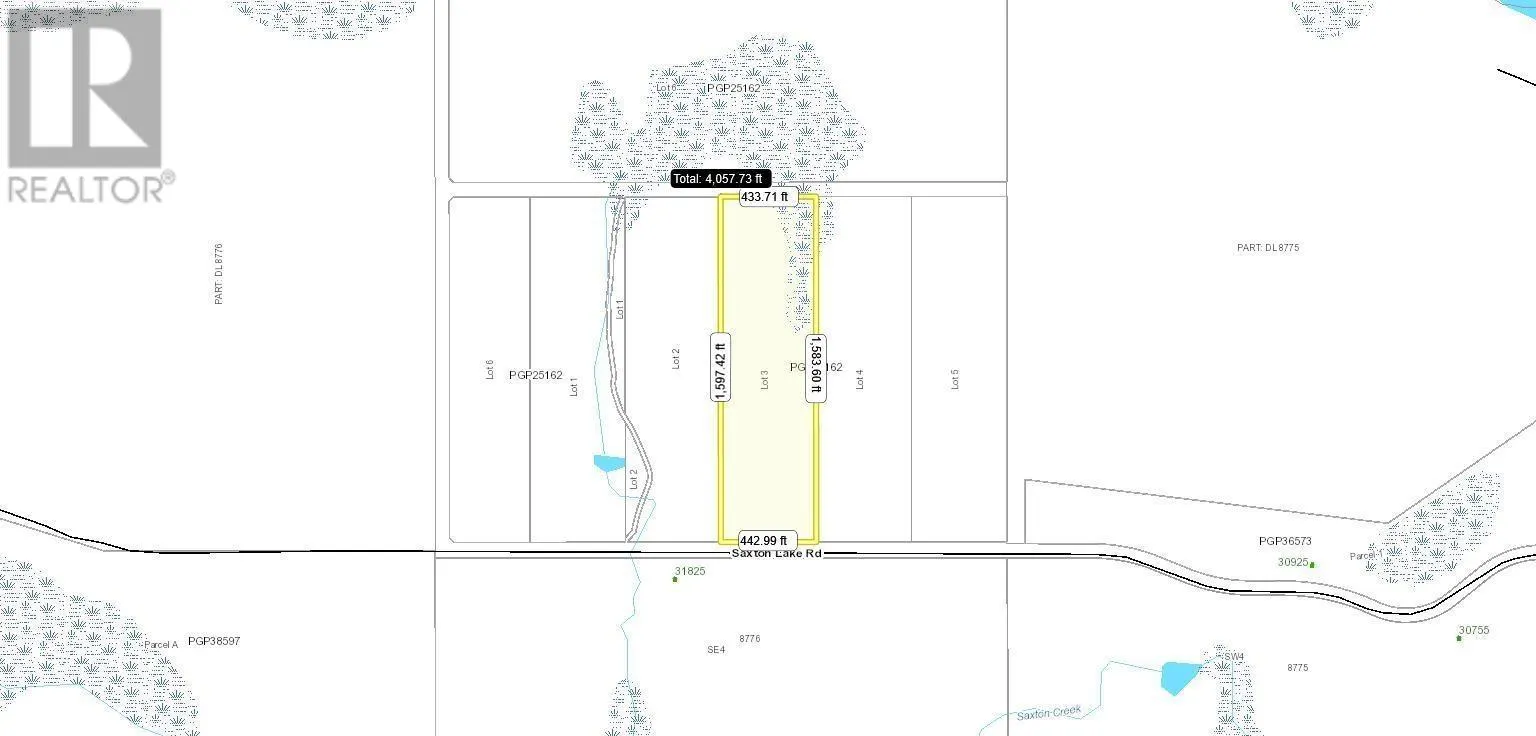 LOT 3 SAXTON LAKE ROAD
