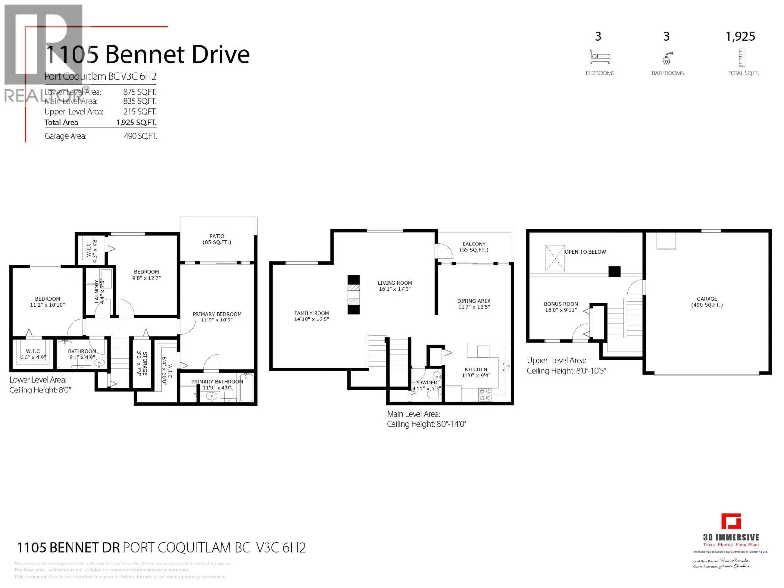 1105 BENNET DRIVE