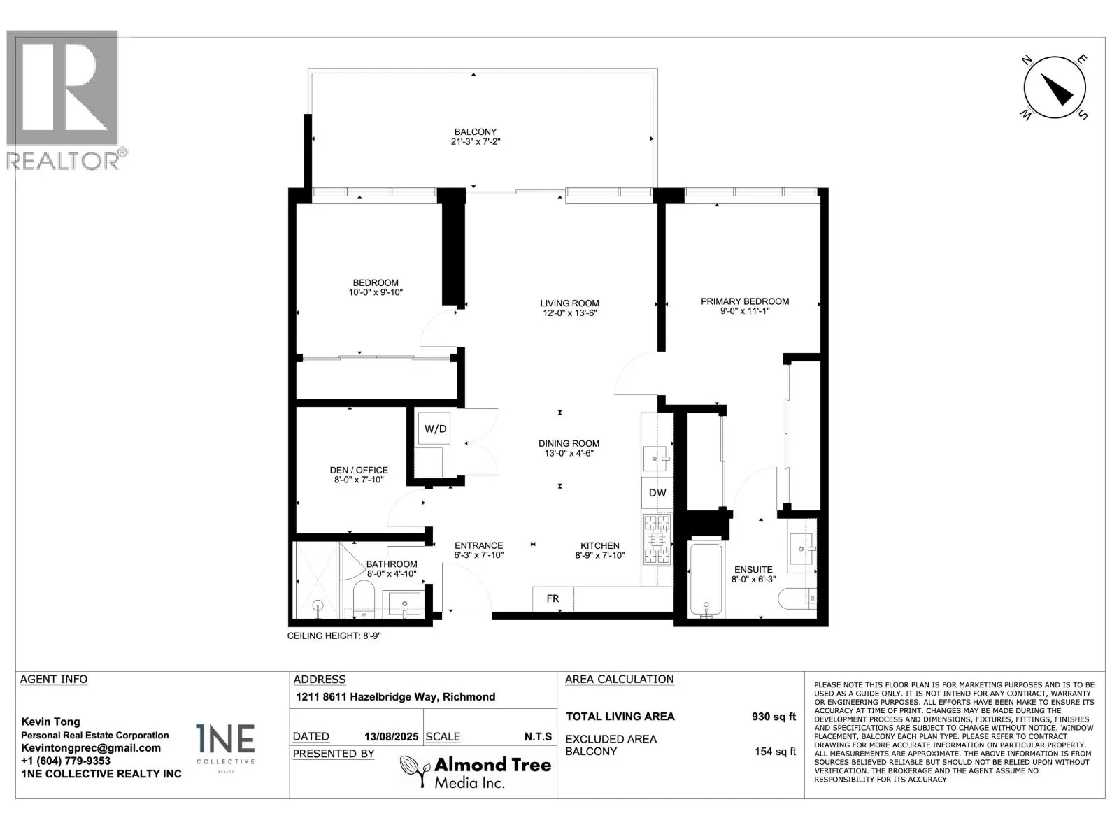 1211 8611 HAZELBRIDGE WAY