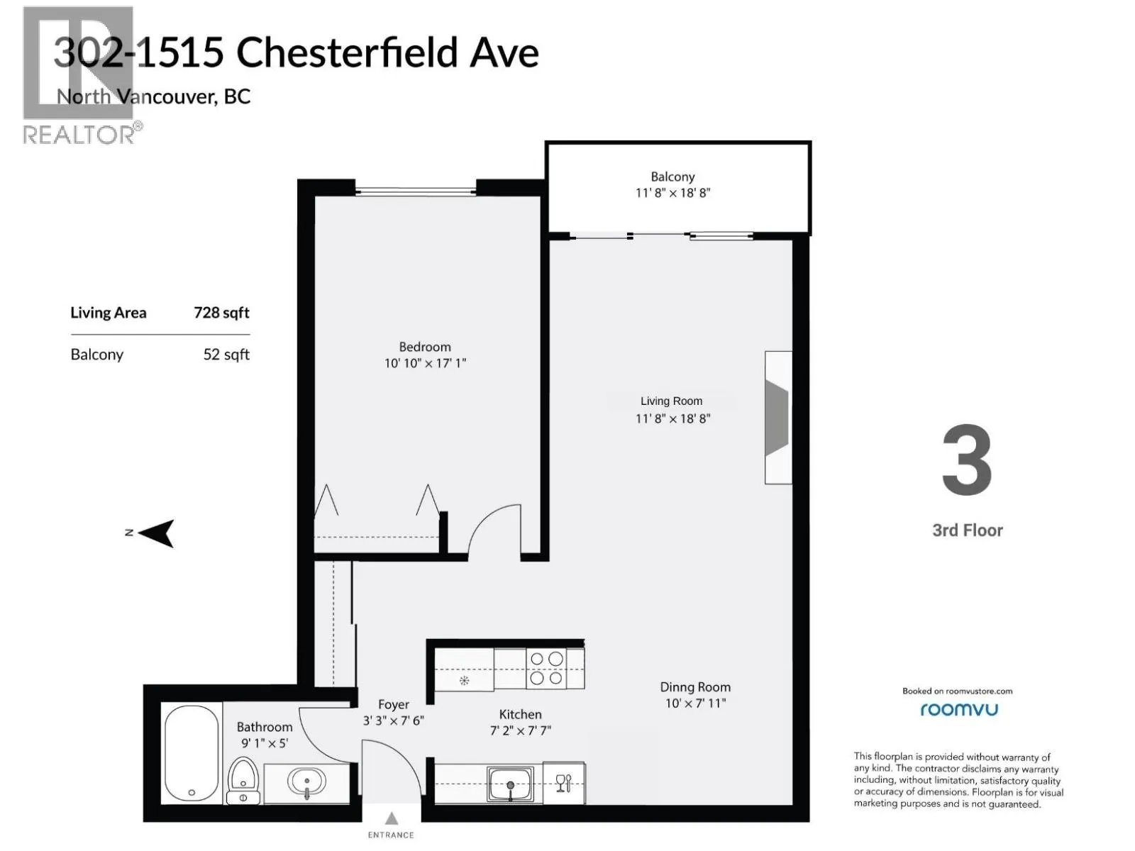 302 1515 CHESTERFIELD AVENUE