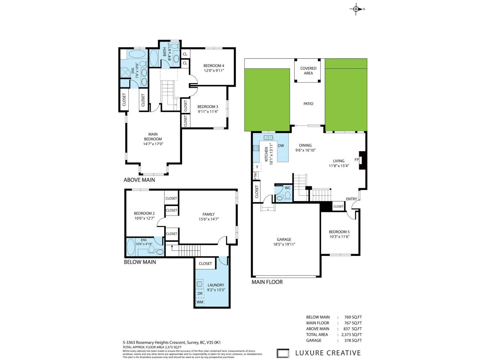 5 3363 ROSEMARY HEIGHTS CRESCENT