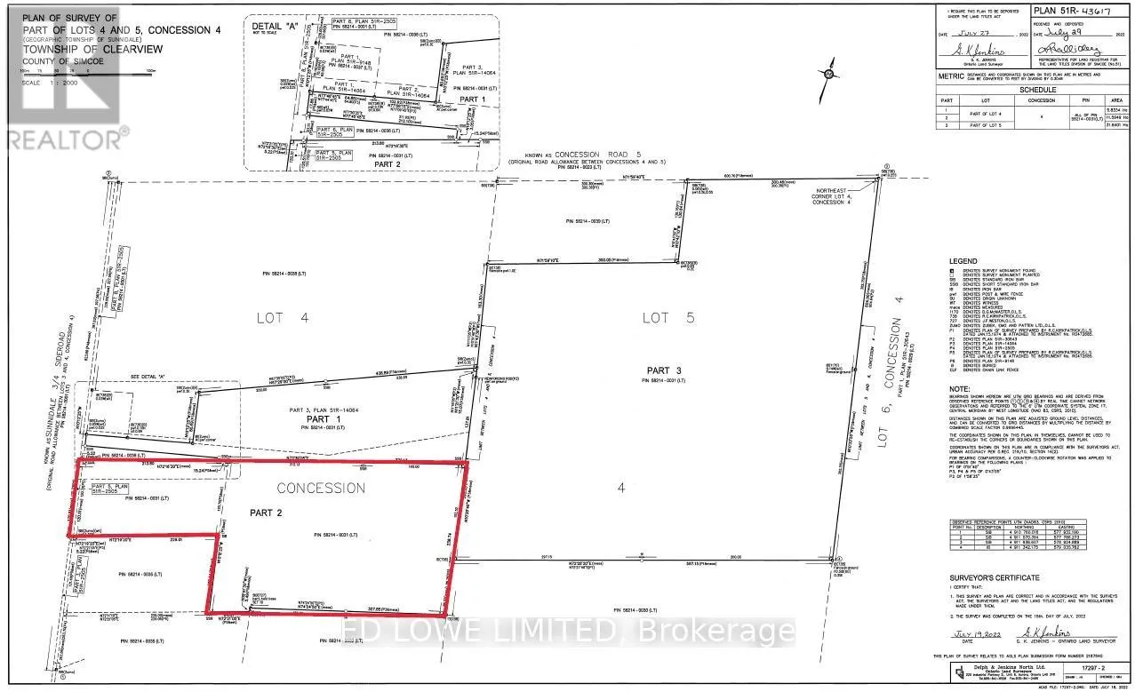 2745 3/4 SUNNIDALE SIDEROAD