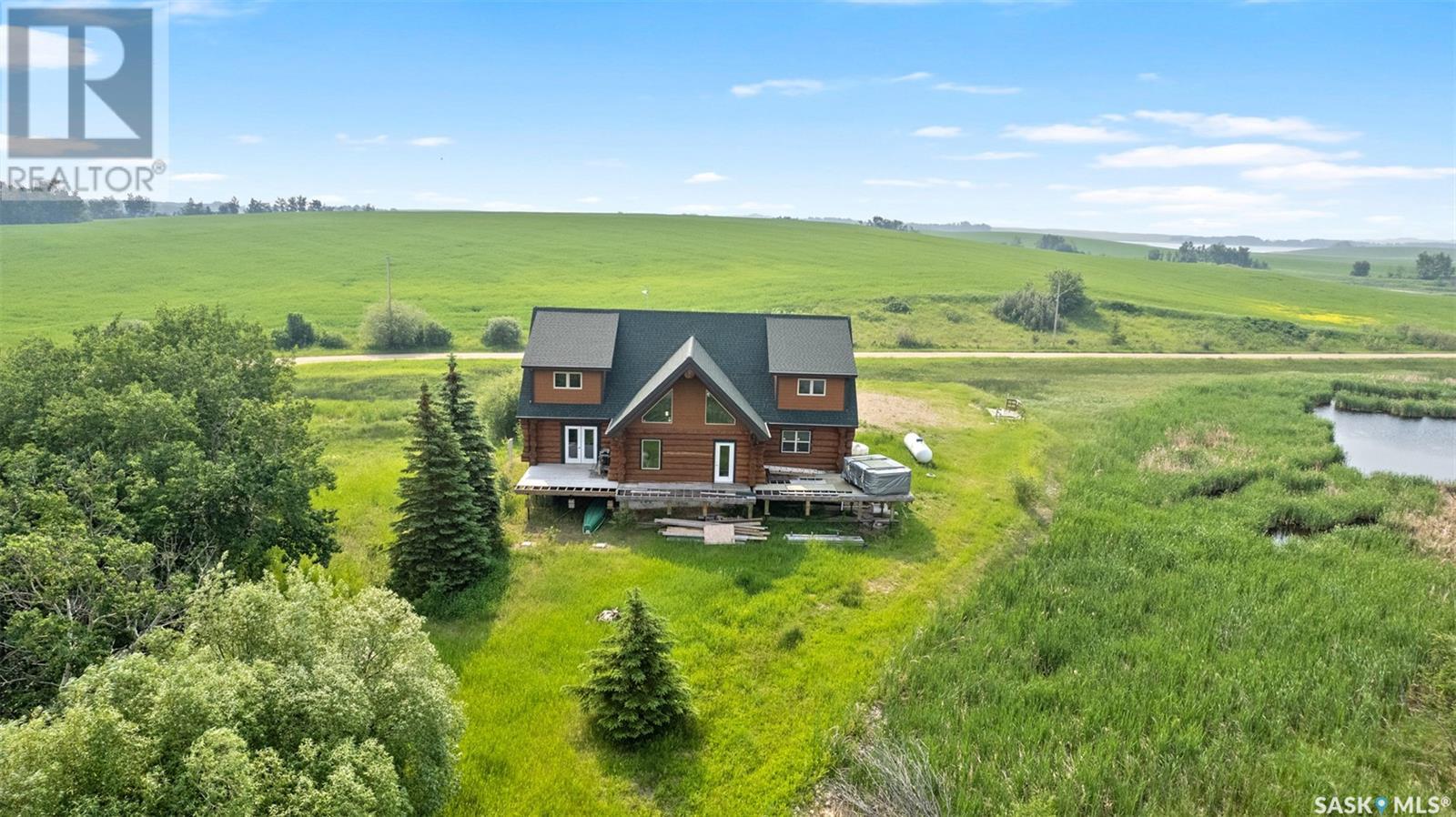 Waterfront Paradise Log Home