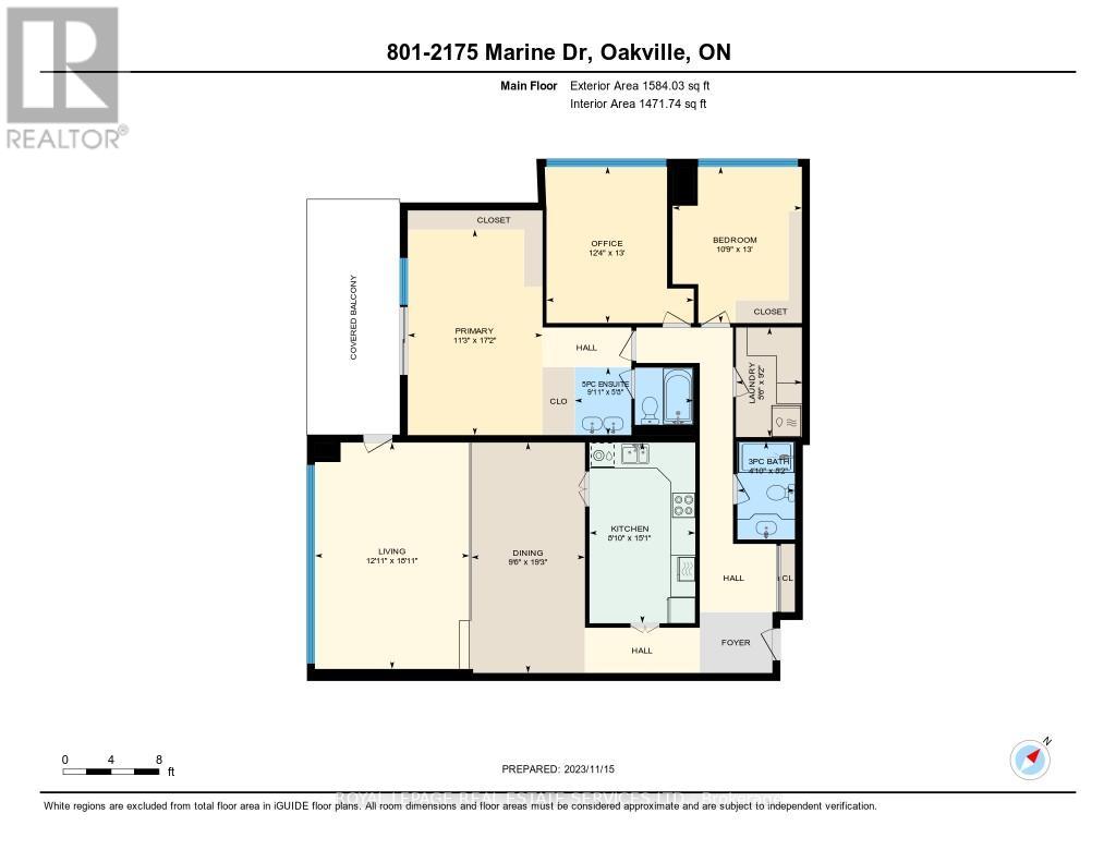 #801 -2175 MARINE DR, #801