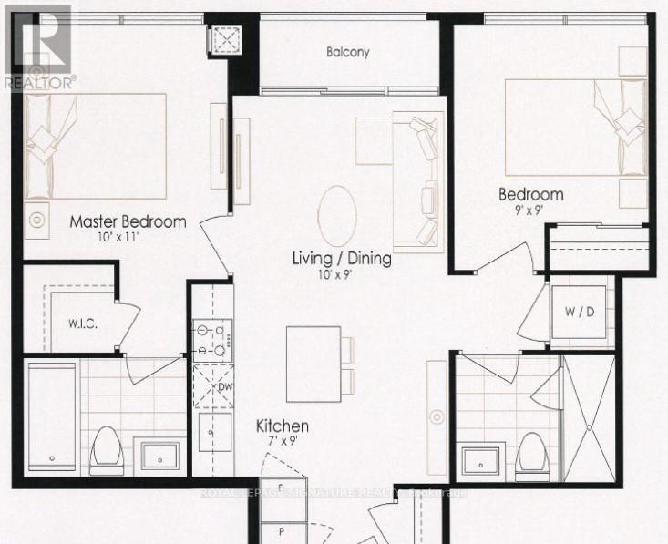 #1001 -36 ELM DR W, #1001