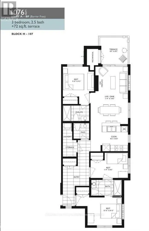 107 - 12 BEAUSOLEIL LANE, #107