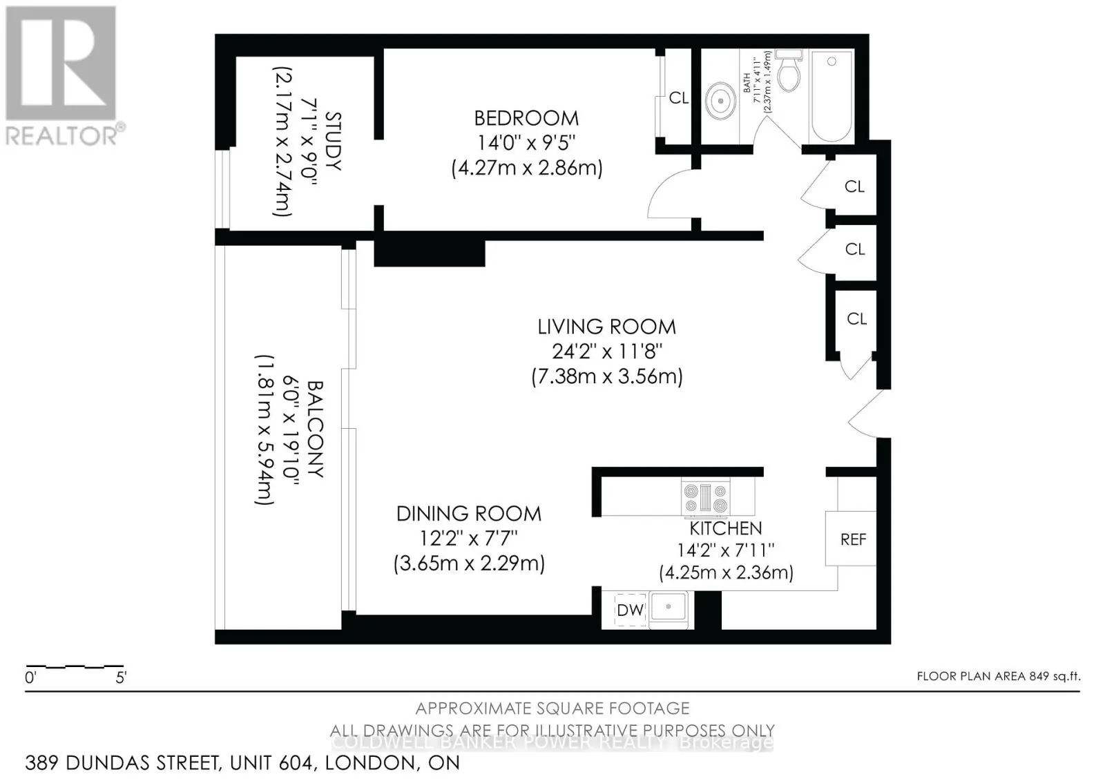 604 - 389 DUNDAS STREET, #604