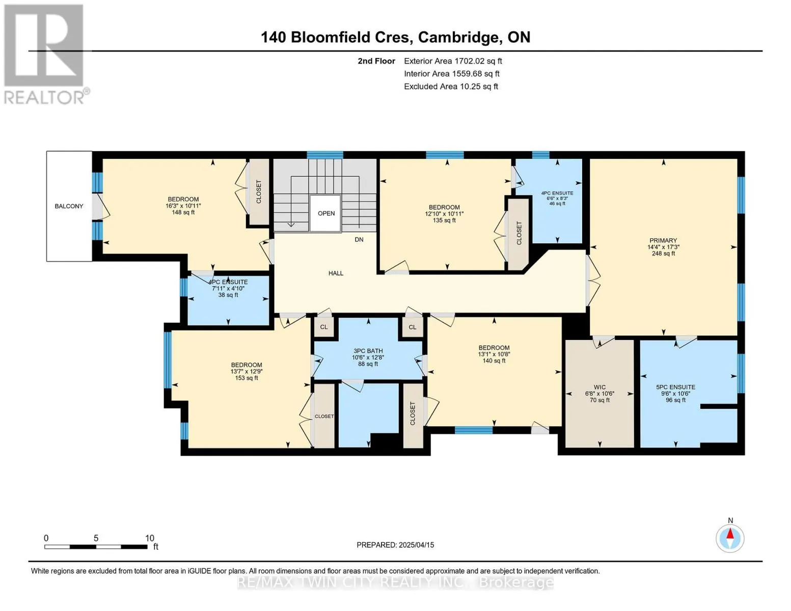 140 BLOOMFIELD CRESCENT