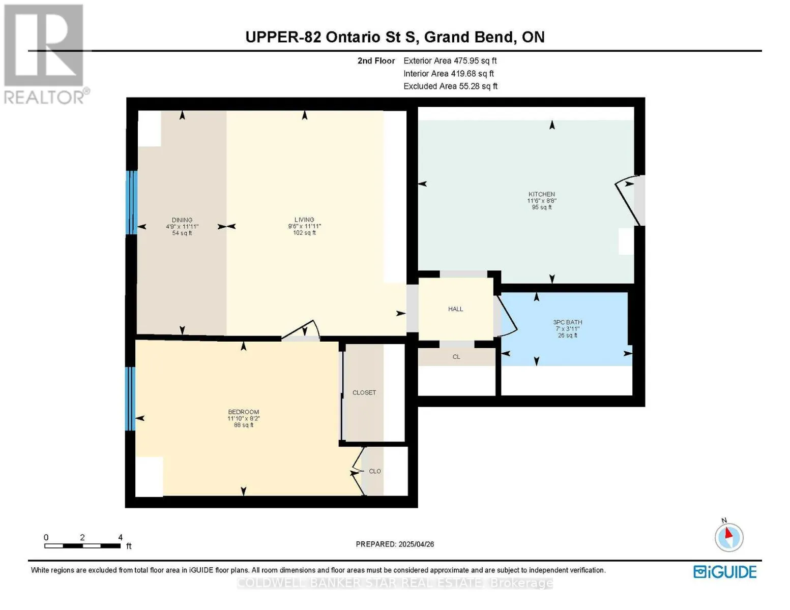 UPPER - 82 ONTARIO STREET S, #UPPER