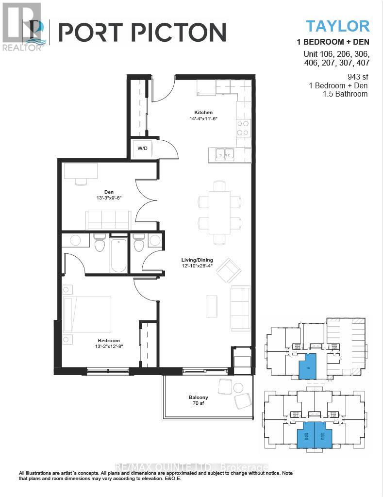 #306 -12 CLARA DR, #306