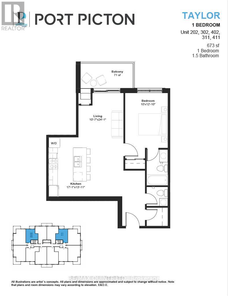 #402 -12 CLARA DR, #402