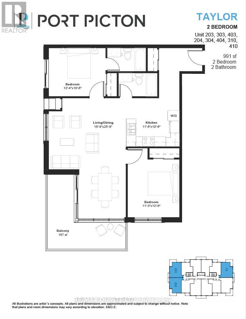 #203 -12 CLARA DR, #203