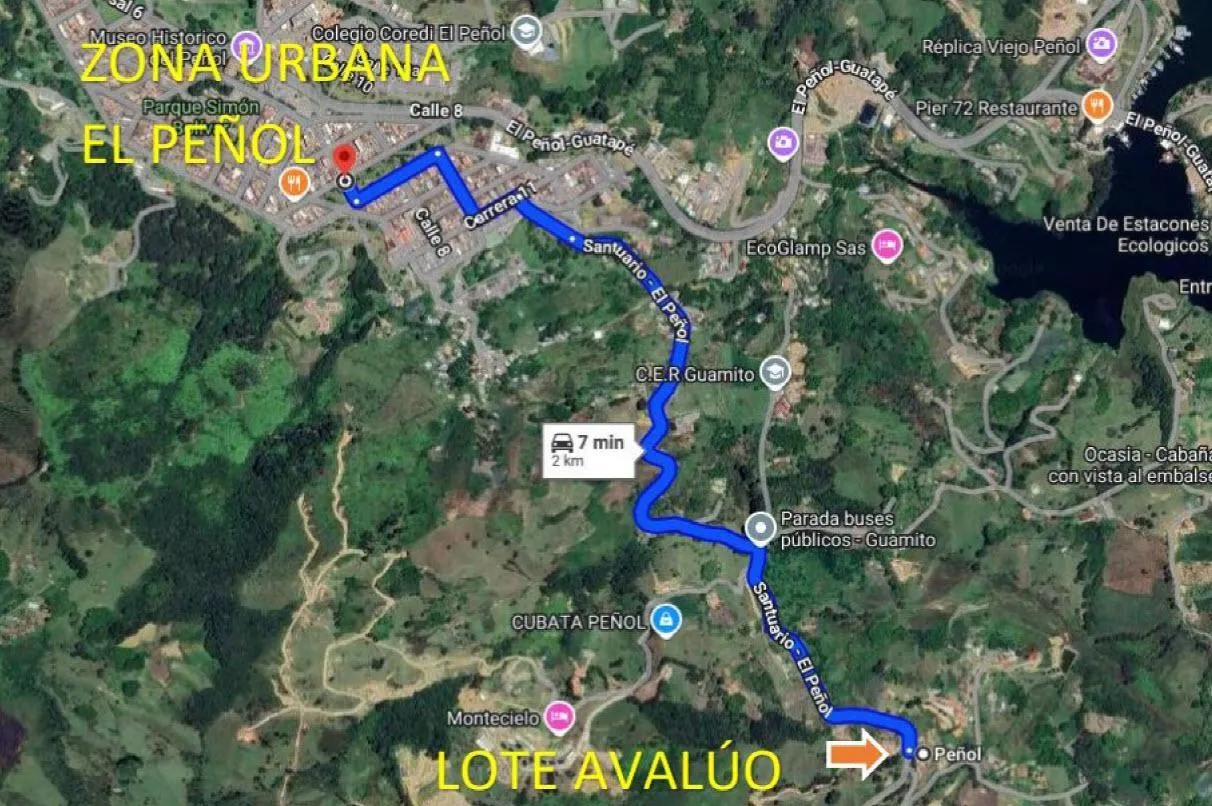 Via Santuario, Guamito El Peñol, Medellin