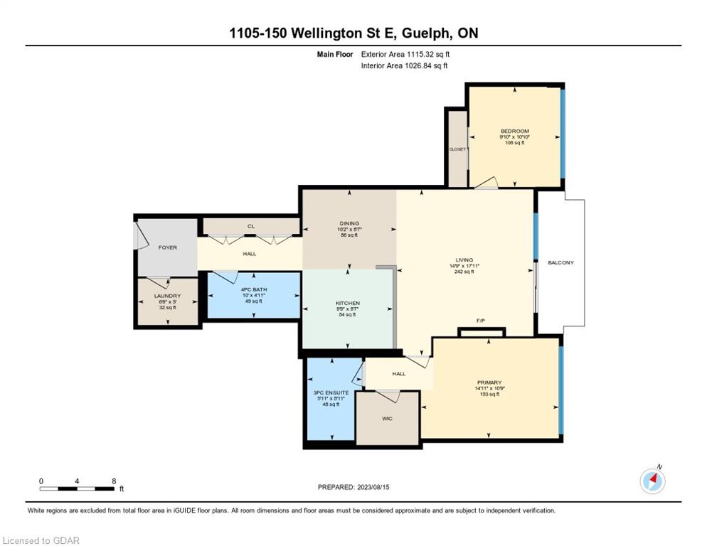 150 Wellington Street E, #1105