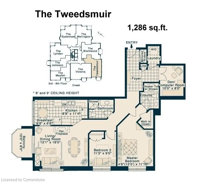 2000 Creekside Drive, #805