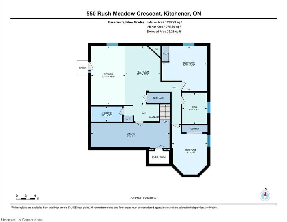 550 Rush Meadow Crescent, #Lower