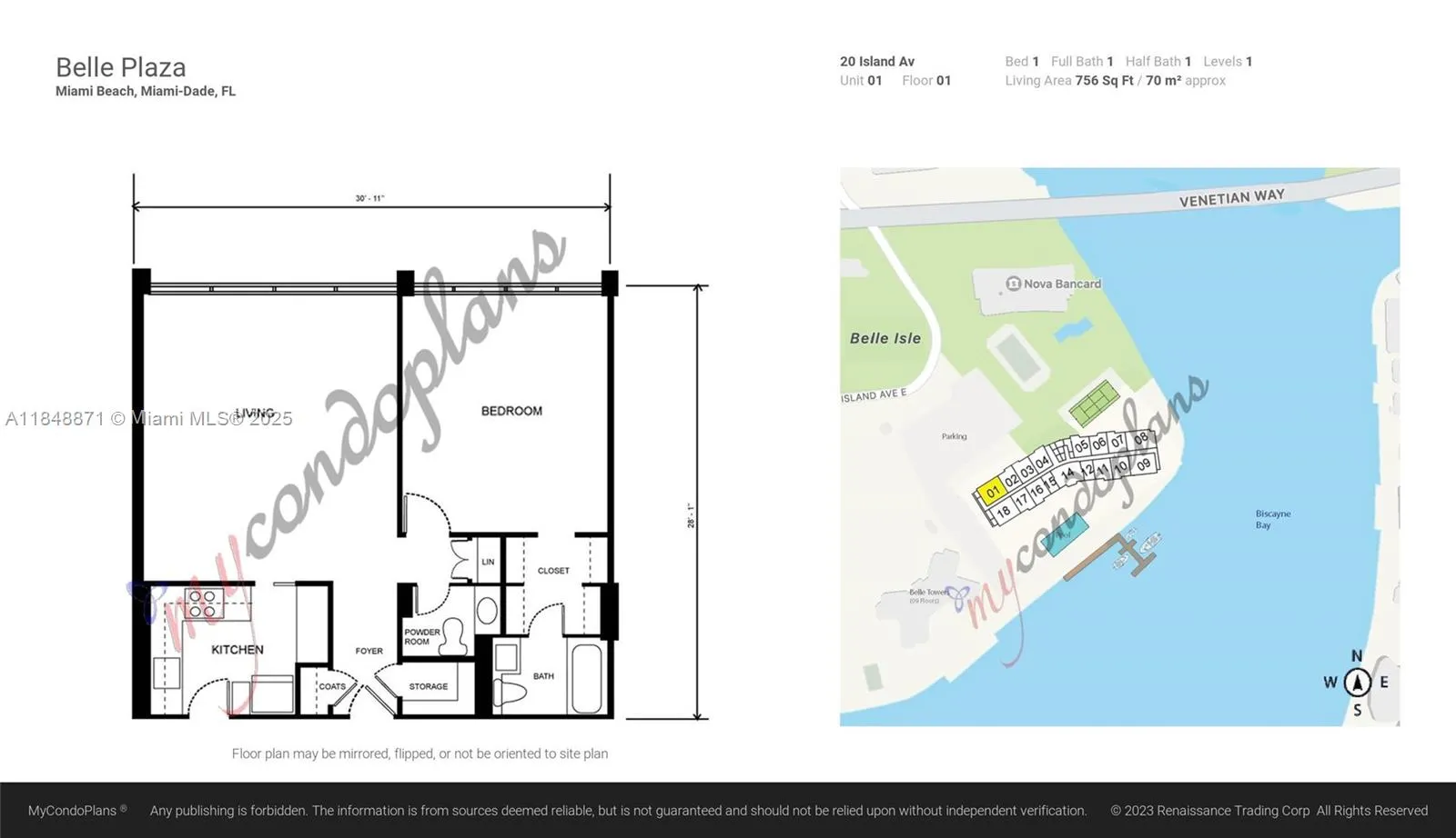 20 Island Ave, #101